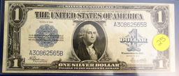 1923 One dollar silver certificate large note