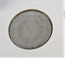 1883 v nickel with cents