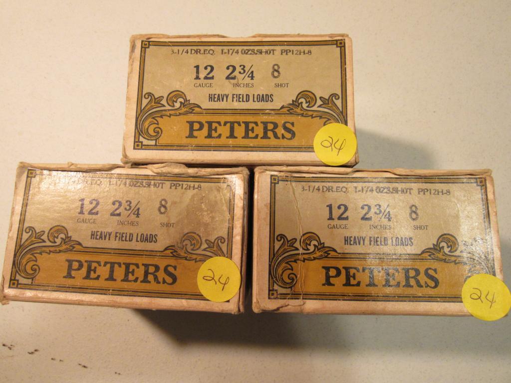 Peters 12 ga 2 3/4" 8 Shot 5 boxes