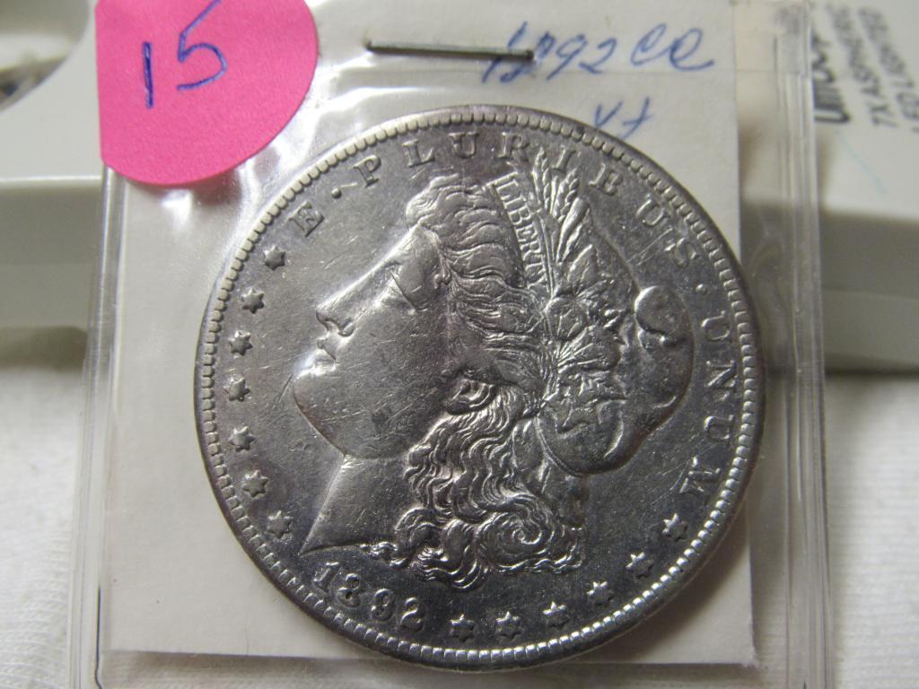 1892 CC MORGAN DOLLAR