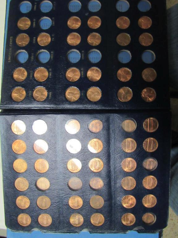 LINCOLN CENTS BOOK 1909-  208 TOTAL CENTS