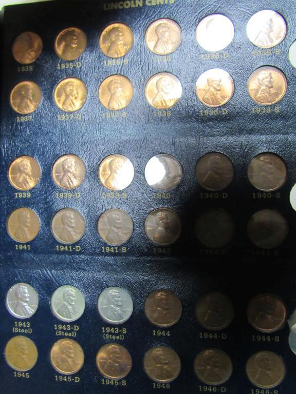 LINCOLN CENTS BOOK 1909-  208 TOTAL CENTS