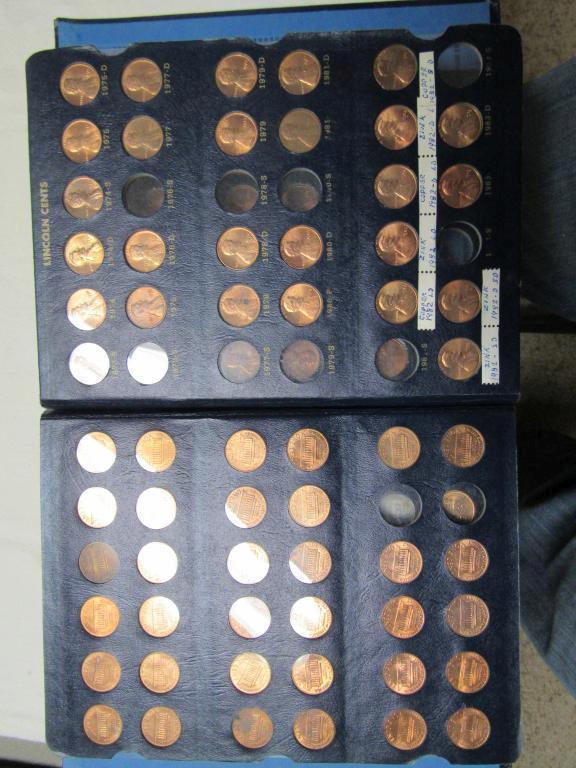 LINCOLN CENTS BOOK 1909-  208 TOTAL CENTS