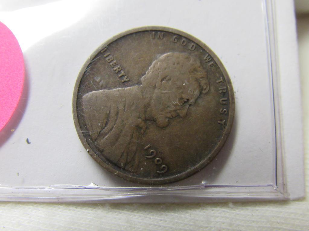 1909 VDB WHEAT CENT