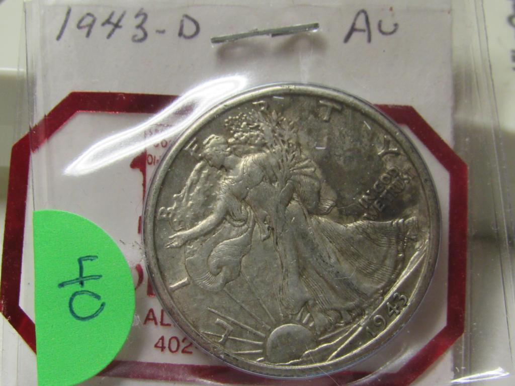 1943D WALKING LIBERTY HALF