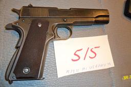 US Army WWII M1911 A1 Ithaca .45 Automatic