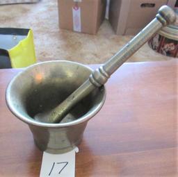 Brass Mortar and pestle