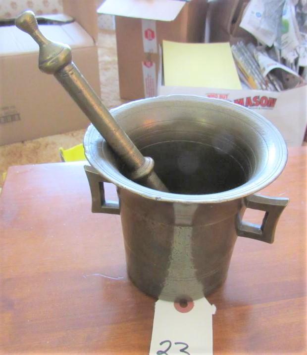 Brass Mortar and pestle