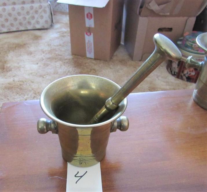 Brass Mortar and pestle