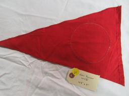 Nazi Pennant WWII 14 1/2" x 9"