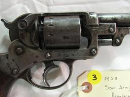 1858 Star Army Revolver