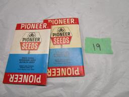 2 Pioneer Seed Corn Pocket Notebooks