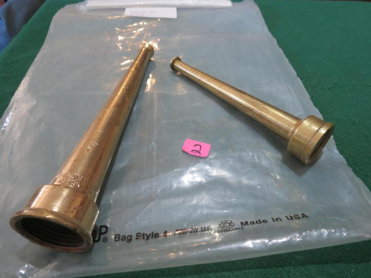 2 brass nozzels