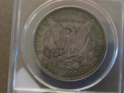 1890S MORGAN DOLLAR ANACS MS 60 DETAILS