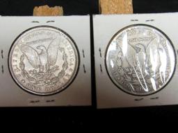 1890 AND 1890 O MORGAN DOLLARS