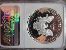 2018 SILVER EAGLE NGCPF 70 ULTRA CAMEO