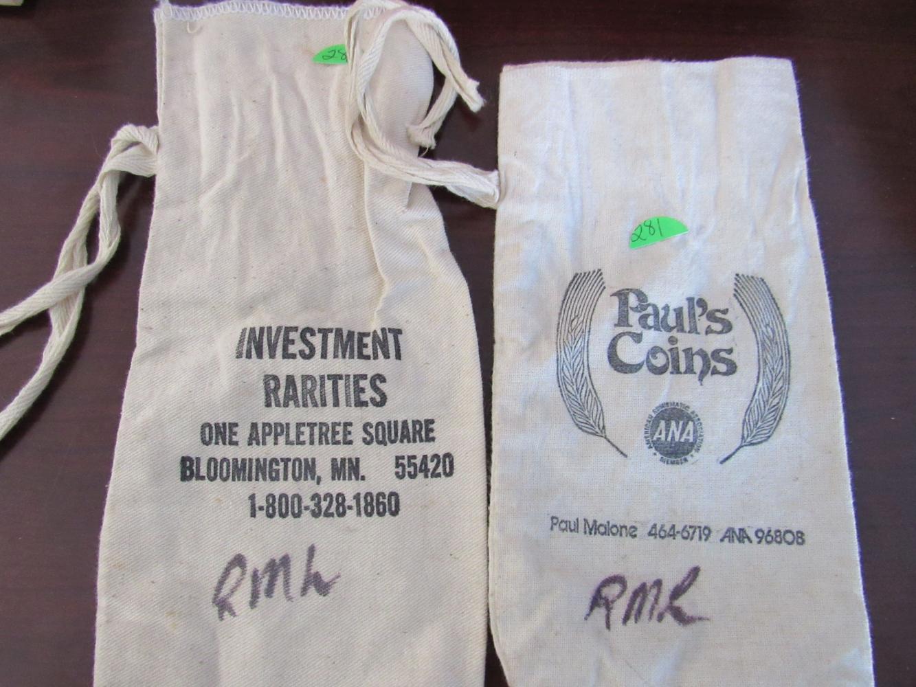 2 Coin Bags
