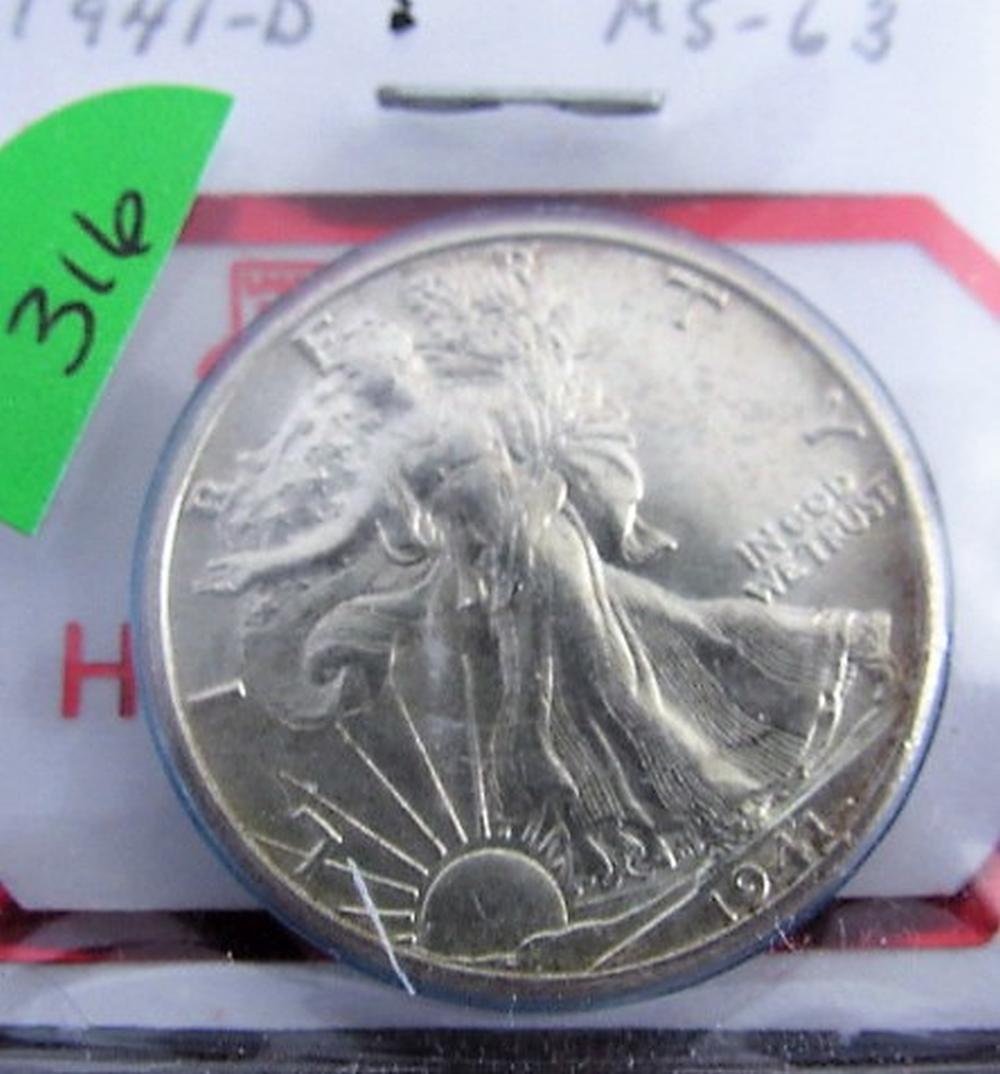 1941D Walking Liberty Half Dollar