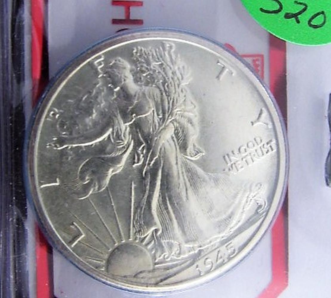 1945-D Walking Liberty Half Dollar