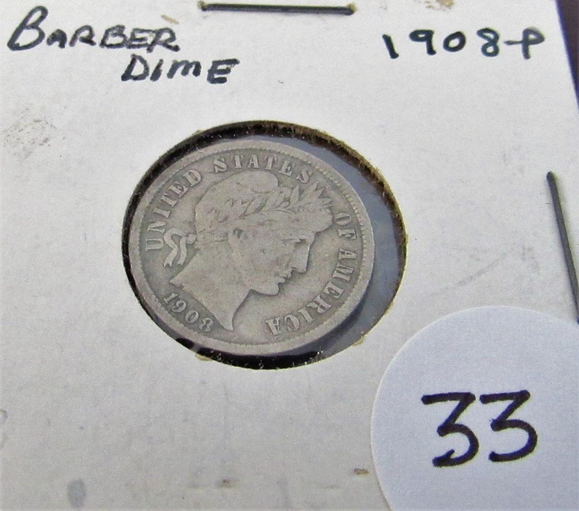 1903-P Barber Dime