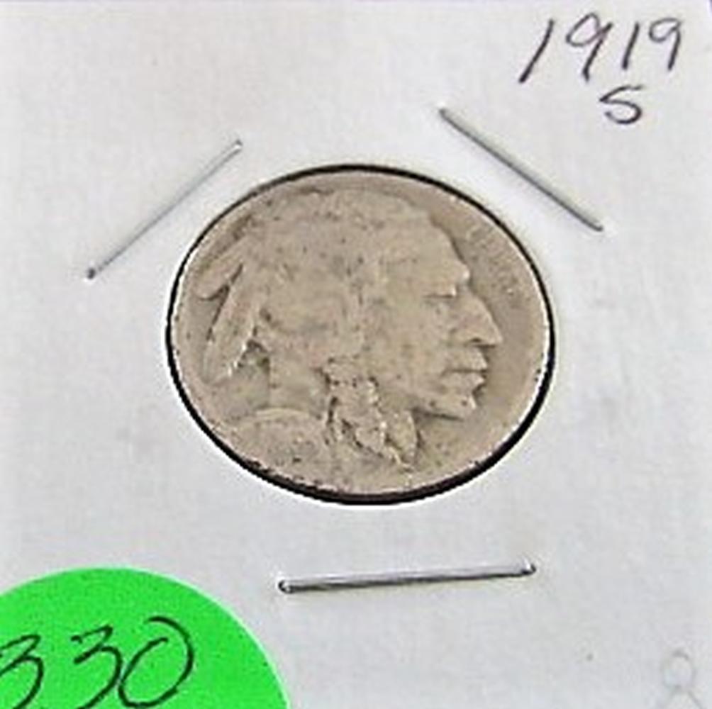 1919-S Buffalo Nickel