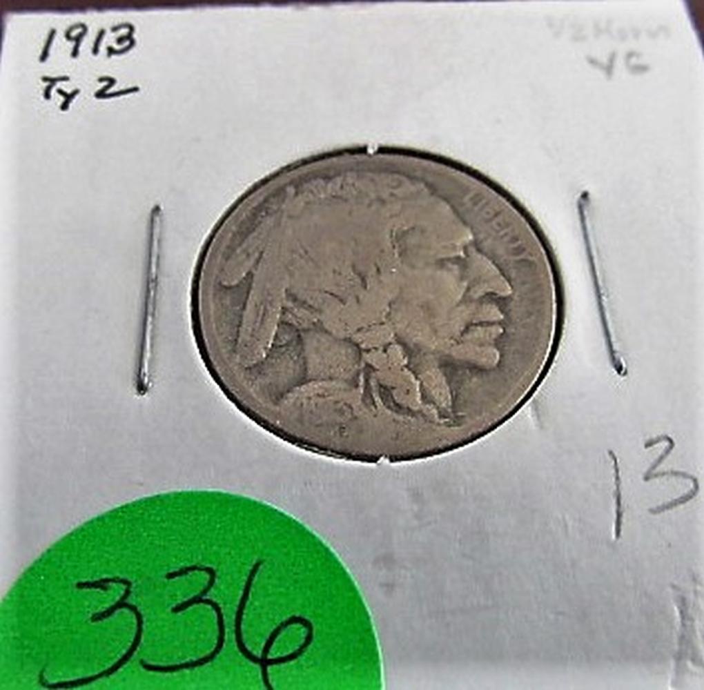 1913 Type 2 Buffalo Nickel