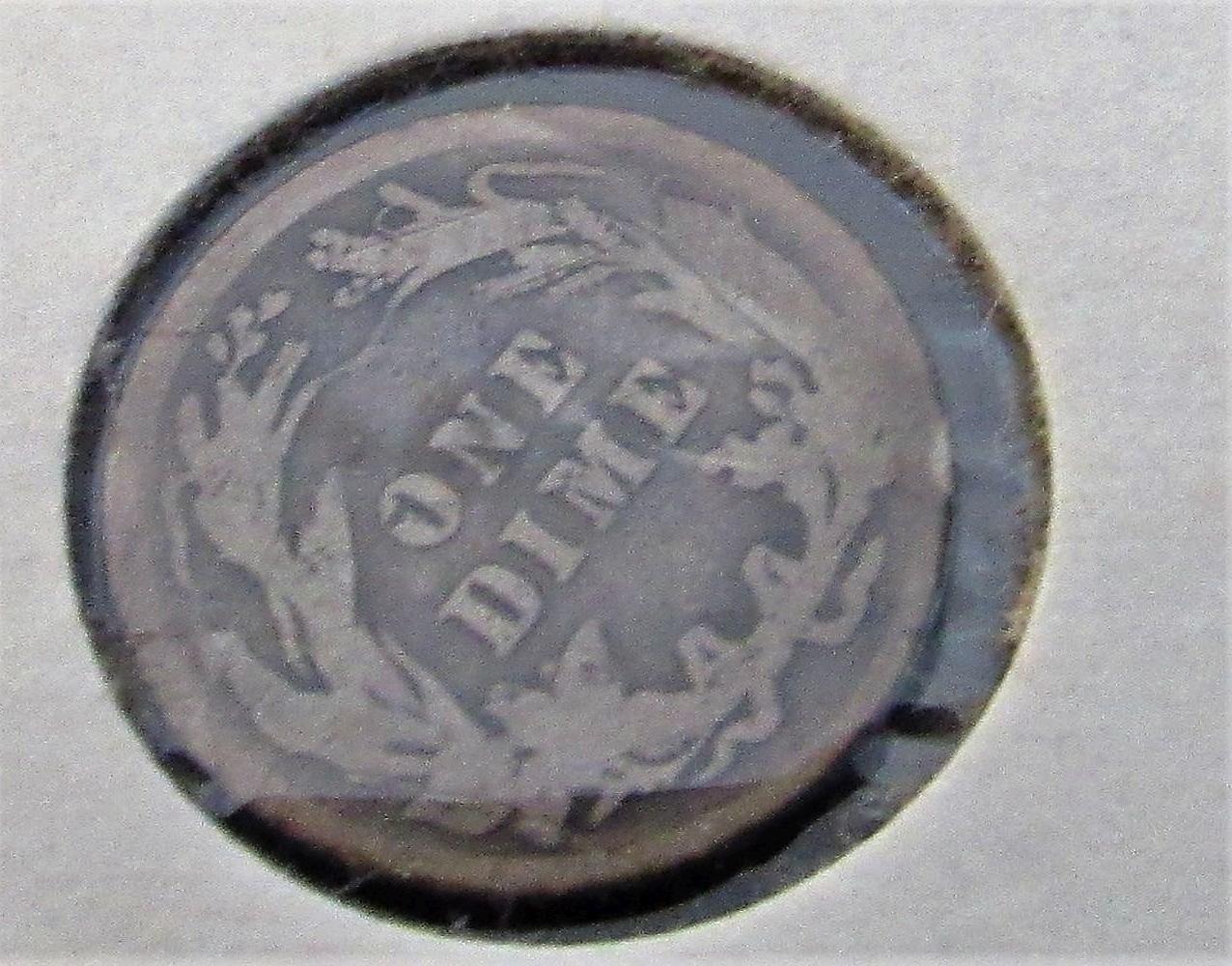 1911-P Barber Dime