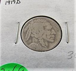 1917-D Buffalo Nickel