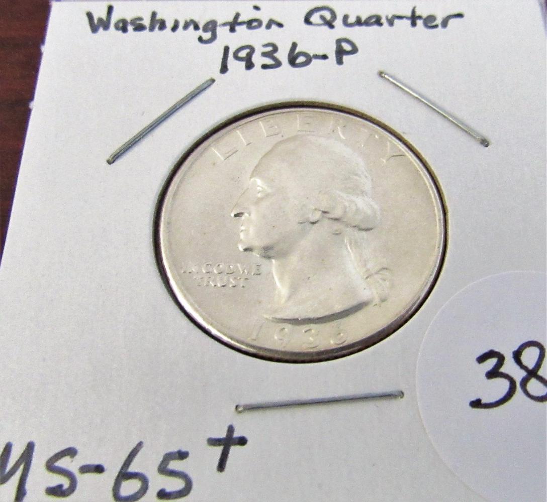 1936-P Washington Quarter