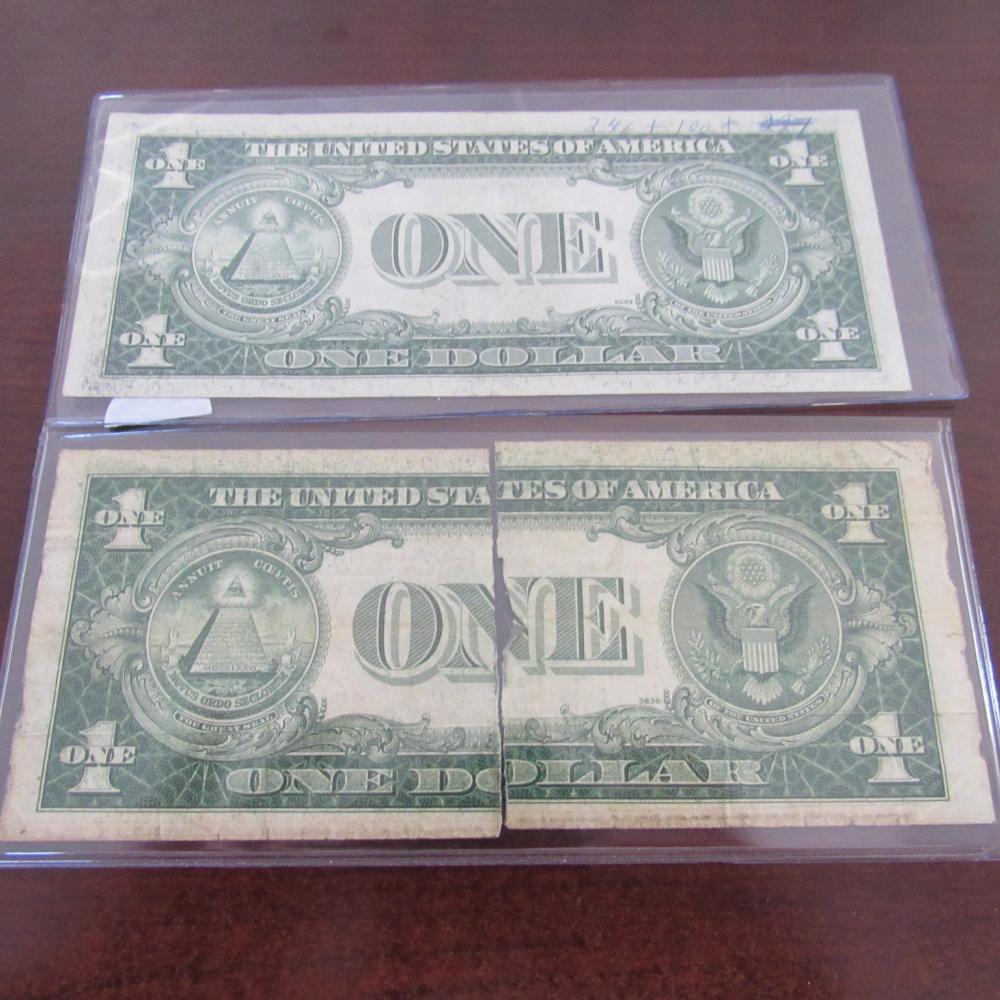 2 1935 $1.00 Silver Certificates