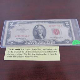 1953 2.00 Red Seal Note