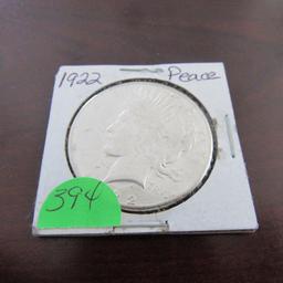 1922 Peace Dollar