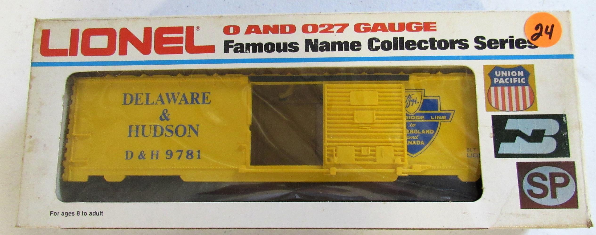 Lionel Delaware & Hudson boxcar