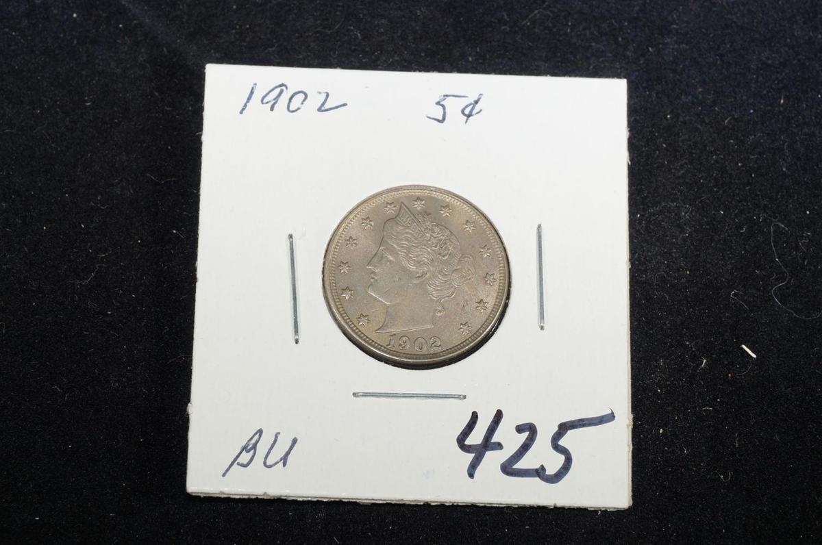 1902 "V" nickel