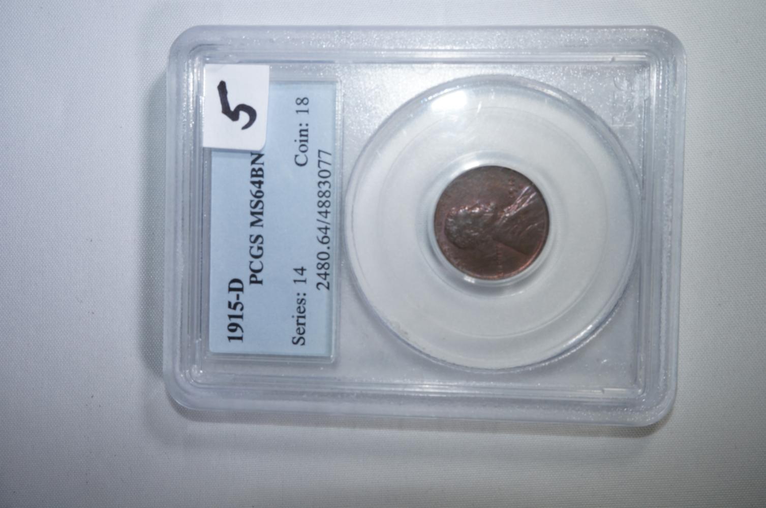 1915D Lincoln  cent