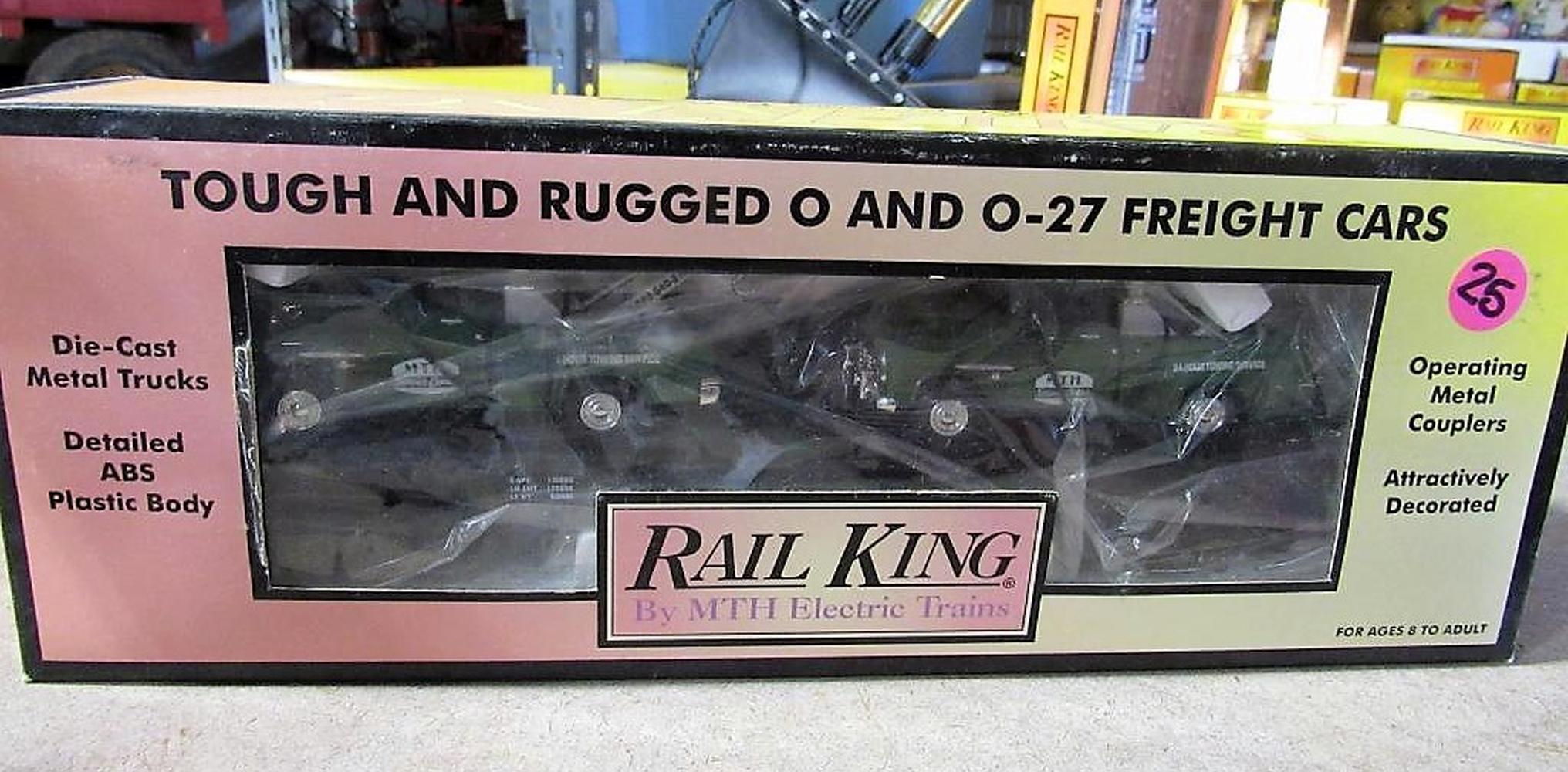 Rail King Tough and Rugged O and O-27 Freight Cars