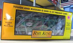 Rail King Union Pacific Yellow & Silver Semi-Scale Stock Car