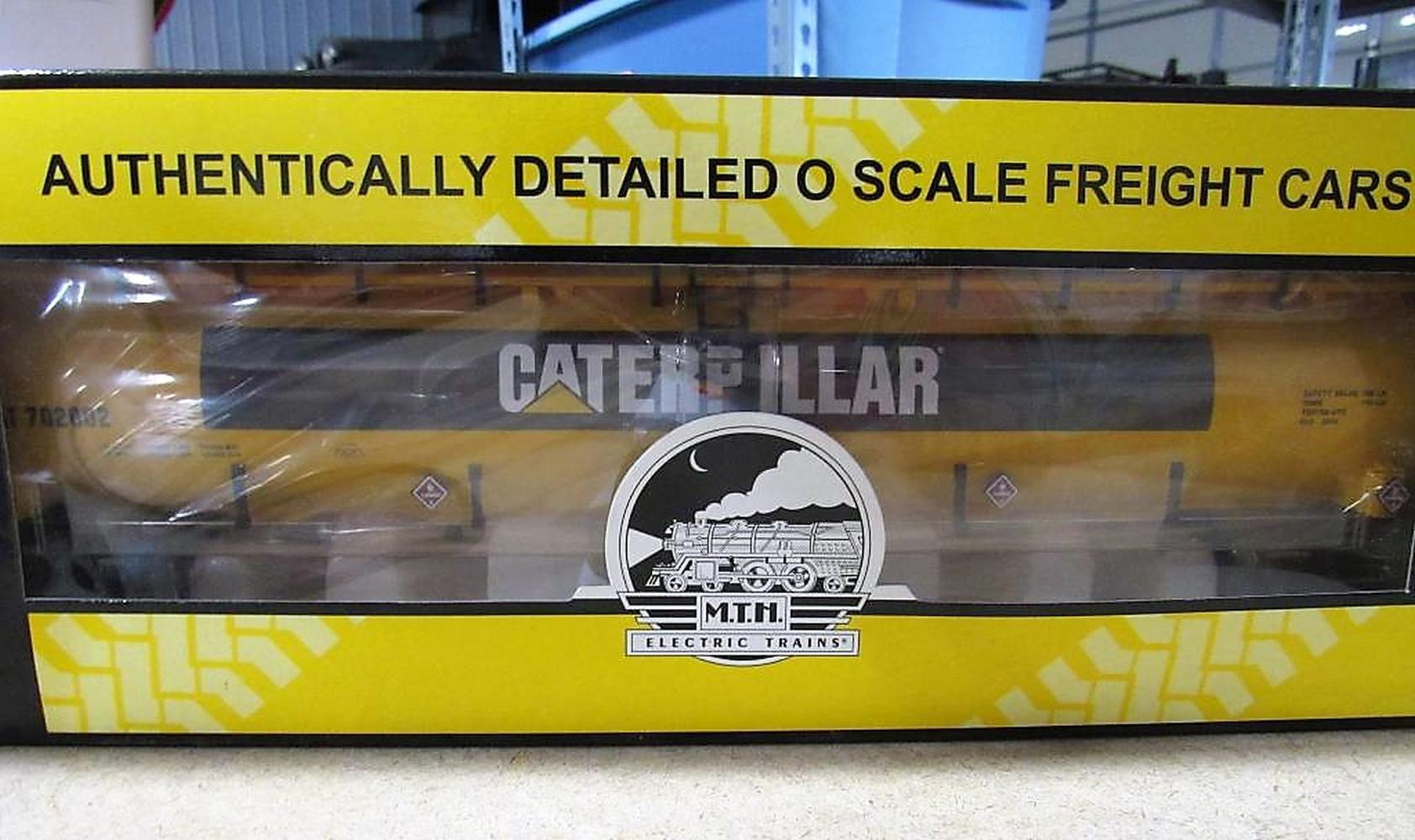 CAT Authentically Detailed O Scale Freight Cars