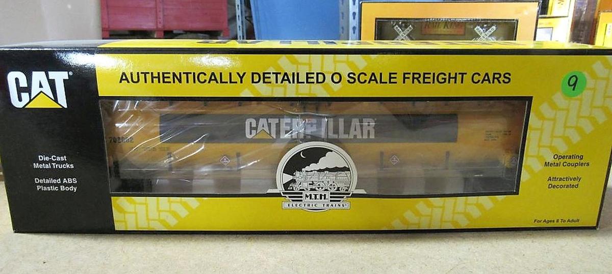 CAT Authentically Detailed O Scale Freight Cars