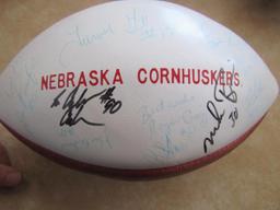 Nebraska Legends Signed Football