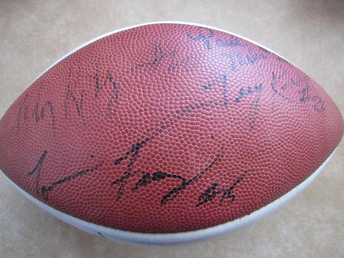 Nebraska Legends Signed Football