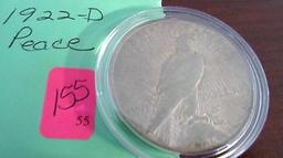 1922-D Peace Dollar