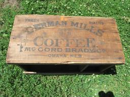 German Mill Wood Coffee Box