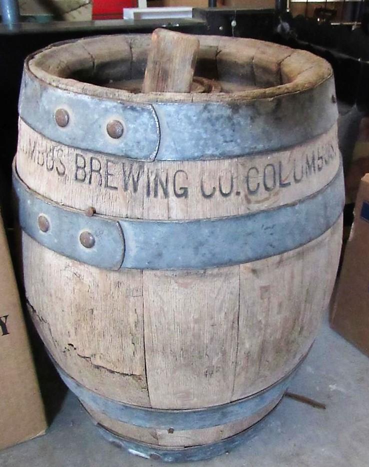 Columbus NE Brewery Wooden Keg
