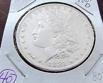 1880 O Morgan Dollar