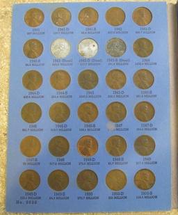1941 Number 2 Lincoln Head Cent Collection