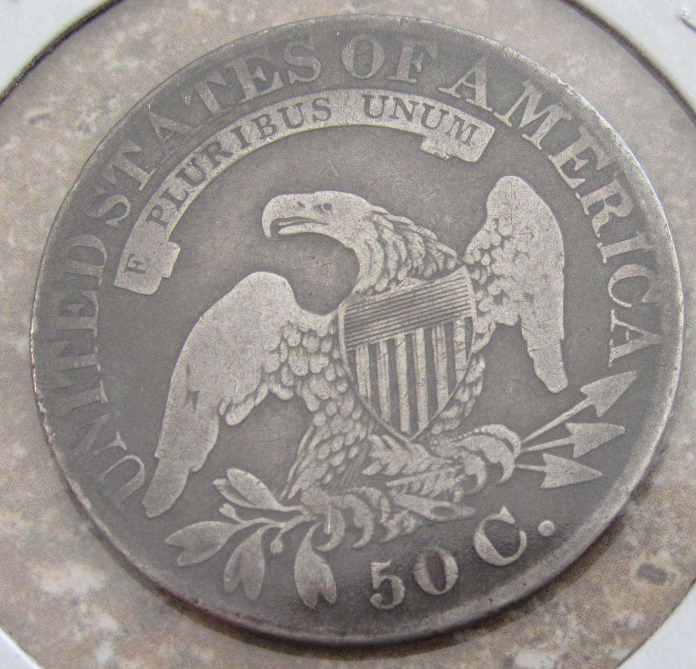 1827 Bust Half