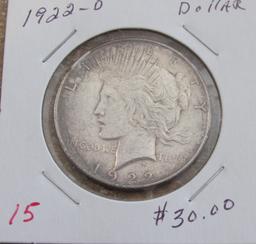 1922-D Peace Dollar