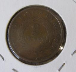 1866 Two Cent Piece