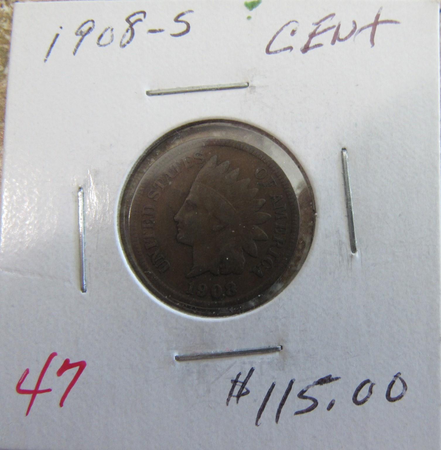 1908-S Indian Head Cent